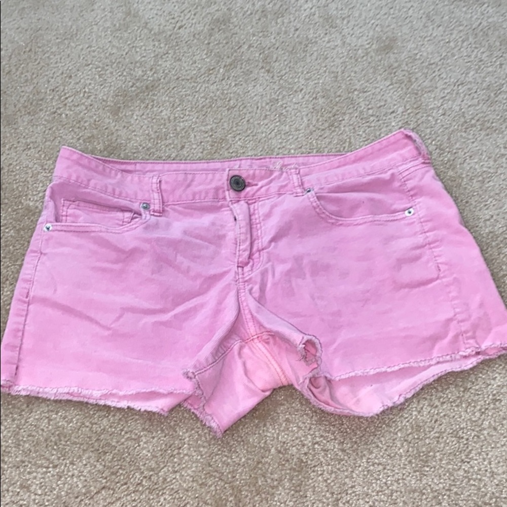 Pink American eagle shorts